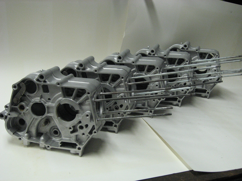 BF Engine cases ready for re-assembly