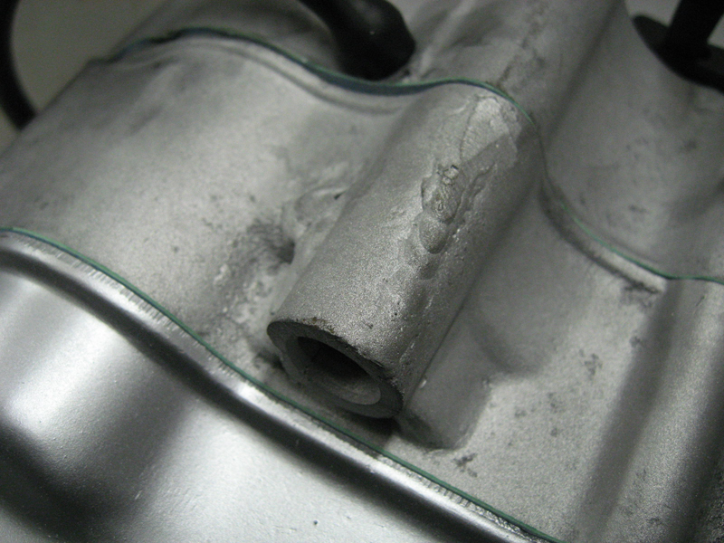 BR Shot shows detail of engine mount weld repair. No problem for MotoEnzo.